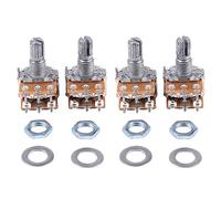 Huhudyy 4 unidades B50K 50K Ohm 6 terminales Dual Linear Rotary Taper Potenciómetro
