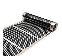 Huhudyy Calefacción de suelo 50 cm x 2 m, calentador de panal eléctrico infrarrojo, película de suelo calentada 220 V