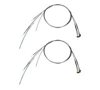 Huhudyy Juego de 8 cuerdas de violín con núcleo de acero E A D G para tamaño completo 4/4