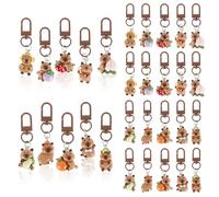 HuhWafee 30 colgantes para teléfono móvil, diseño de cerdo de agua, multifuncional, llavero, colgante, bolsa, mochila, bolso, regalo ideal para amantes de Capybara