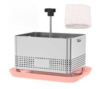HuhWafee Prensa de queso de acero inoxidable 304, prensa de tofu de presión ajustable, prensa de queso y jamón, tofu paneer maker sin bisfenol A, se puede lavar en el lavavajillas