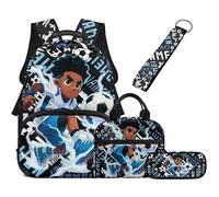 HUIACONG Mochilas con lonchera para niñas de 8 a 10 años, mochila escolar para escuela primaria, bolsa grande para libros y lápices, Nombre del customa-b, One Size