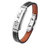 HUIANGLIYG Pulsera De Cuero Con 12 Constelaciones, Signos Del Zodiaco, Estilo Punk, Con Cierre. Ideal Como Regalo De Cumpleaños, Astrología O Horóscopo Para Hombres Y Mujeres. Libra, 21,5 Cm.