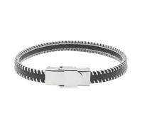 HUIANGLIYG Pulsera De Cuero Con Diseño De Orgullo Gay, Sencilla, Lgbt, Con Hebilla, Trenzada, Clásica, Hecha A Mano, Vintage, Regalo Para Hombres Y Mujeres, Gris, 21 Cm