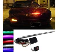 Huianpen Accesorios de Coche 22" 7-Color DC 12V 48 LED RGB del Escáner Flash Estroboscópico del Coche SUV Motocicleta Coche Fantástico Kit De PVC Flash Luz De Tira