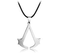 Huianpen Collar De Colgante De Doble Cuchillo Joyería De Personalidad Simple, Grande, Acero inoxidable, No aplicable
