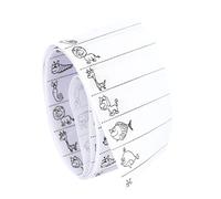 huiba 5 etiquetas de hierro para ropa, etiquetas de costura personalizadas para marcar la ropa - Etiquetas de ropa para animales de dibujos animados para uniformes para el cuidado diario del Abbto