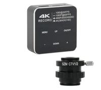 HUIBBGO Accesorios para microscopio de Laboratorio 4K 2K 48MP 55MP HDMI USB Cámara de Video Digital Lupa para estéreo + SZM CTV Adaptador de Lente de Montura C de 1/2 y 1/3 para microscopi