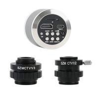 HUIBBGO Accesorios para microscopio de Laboratorio 4K 2K 48MP 55MP HDMI USB Cámara de Video Digital Lupa para estéreo + SZM CTV Adaptador de Lente de Montura C de 1/2 y 1/3 para microscopi