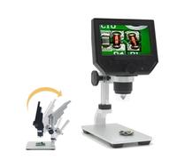 HUIBBGO Accesorios para microscopio de Laboratorio G1200 Microscopio Digital de 12 MP con Aumento de 1-1200X y Lupa de Video electrónica con Soporte Elevador