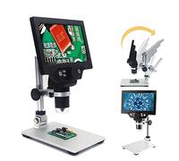 HUIBBGO Accesorios para microscopio de Laboratorio G1200 Microscopio Digital de 12 MP con Aumento de 1-1200X y Lupa de Video electrónica con Soporte Elevador