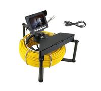 HUIBBGO Cámara de inspección de drenajes y tuberías de alcantarillado, Monitor de 4.3 Pulgadas, 1000 líneas de TV, endoscopio Industrial con cámara de 17 mm, IP68