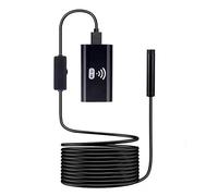 HUIBBGO Cámara endoscópica Industrial con Lente de 8 mm, HD, USB-C, WiFi, inalámbrica, Resistente al Agua, con 6/8 LED, Compatible con teléfonos móviles, de Alta precisión.