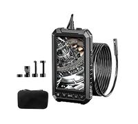 HUIBBGO Endoscopio Industrial HD1080P de 5 Pulgadas con Pantalla IPS y cámara de 8 mm con 6 Luces LED para inspección de Motores y alcantarillado de automóviles. Imágenes nítidas y precisa