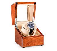 HUIBBGO Enrollador de Relojes para 1 Reloj con Motor súper silencioso, 5 Modos de rotación, Estuche de Almacenamiento y exhibición automáticos.
