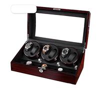 HUIBBGO Estuche enrollador de Relojes automático de Lujo 6+7, Estuche de Almacenamiento de Cuero, Caja de exhibición para Relojes con rotación automática.