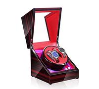 HUIBBGO Estuches para Dar Cuerda a los Relojes, Estuches para Dar Cuerda a los Relojes mecánicos, Estuches de Almacenamiento giratorios para Relojes automáticos Ligeros