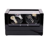 HUIBBGO Estuches y Cajas para Relojes Enrollador de Relojes automático Enrollador de Relojes Reloj de Pila Caja basculante Relojes Rotación Almacenamiento Dormitorio Ofici