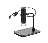 HUIBBGO Microscopio Digital portátil USB con cámara de inspección HD, Aumento de 50x a 1000x, Soporte Flexible y Enfoque Grueso y Fino.