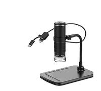 HUIBBGO Microscopio Digital portátil USB con cámara de inspección HD, Aumento de 50x a 1000x y Enfoque Grueso y Fino Flexible.