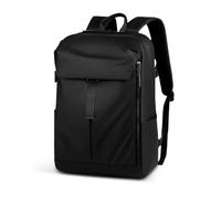 HUIDA TECH Mochila para laptop de negocios, ciclismo, viajes, resistente al agua, bolsa de cabina debajo del asiento, mochila casual ligera, mochila escolar negra, bolsas de trabajo de oficina, Negro