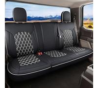 Huidasource Fundas de Asiento Trasero para Ford F150, Funda de cojín de Asiento de Coche para camioneta Super Duty Crew Cab 2015-2024 F150 SuperCrew y 2017-2024 F250 F350 F450 Super Duty Crew Cab