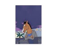 HUIHUO BoJack Horseman Anime Posters The Funniest And Saddest Comediy Poster Carteles Arte de Pared Pintura Lienzo Regalo Sala de Estar Impresiones Decoración Dormitorio Póster Obras de Arte 08 x 12