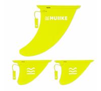HUIIKE Quilla Paddle Surf Pack de 3 Desmontables Aleta Paddle Surf con Cierre de Seguridad Aleta Tabla Padel Sup Board Inflable | Accesorios para Tabla Sup Hinchable | Killa Stand Up Board Fin