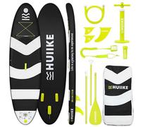 HUIIKE Tabla Paddle Surf Hinchable con Accesorios Incluidos, Remo, Quillas, Inflador. Stand Up Paddle Board Gran Estabilidad y Resistencia. 305 x 84 x 15 cm, Soporta hasta 130 kg