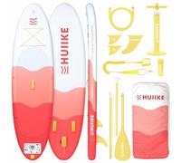 HUIIKE Tabla Paddle Surf Hinchable con Accesorios Incluidos, Remo, Quillas, Inflador. Stand Up Paddle Board Gran Estabilidad y Resistencia. 305 x 84 x 15 cm, Soporta hasta 130 kg