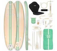 HUIIKE Tabla Paddle Surf Hinchable con Accesorios Incluidos, Remo, Quillas, Inflador. Stand Up Paddle Board Gran Estabilidad y Resistencia. 305 x 84 x 15 cm, Soporta hasta 130 kg
