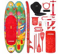 HUIIKE Tabla Paddle Surf Hinchable con Accesorios Incluidos, Remo, Quillas, Inflador. Stand Up Paddle Board Gran Estabilidad y Resistencia. 305 x 84 x 15 cm, Soporta hasta 130 kg