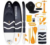HUIIKE Tabla Paddle Surf Hinchable con Accesorios Incluidos, Remo, Quillas, Inflador. Stand Up Paddle Board Gran Estabilidad y Resistencia. 305 x 84 x 15 cm, Soporta hasta 130 kg