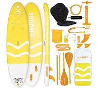 HUIIKE Tabla Paddle Surf Hinchable con Accesorios Incluidos, Remo, Quillas, Inflador. Stand Up Paddle Board Gran Estabilidad y Resistencia. 305 x 84 x 15 cm, Soporta hasta 130 kg