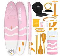 HUIIKE Tabla Paddle Surf Hinchable con Accesorios Incluidos, Remo, Quillas, Inflador. Stand Up Paddle Board Gran Estabilidad y Resistencia. 305 x 84 x 15 cm, Soporta hasta 130 kg