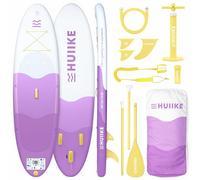 HUIIKE Tabla Paddle Surf Hinchable con Accesorios Incluidos, Remo, Quillas, Inflador. Stand Up Paddle Board Gran Estabilidad y Resistencia. 305 x 84 x 15 cm, Soporta hasta 130 kg