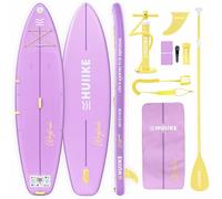 HUIIKE Tabla Paddle Surf Hinchable Touring con Accesorios Incluidos, Remo, Quilla, Leash, Inflador y Mochila. Stand Up Paddle Board Gran Estabilidad y Resistencia. Convertible en Kayak
