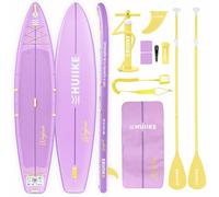 HUIIKE Tabla Paddle Surf Hinchable Touring con Accesorios Incluidos, Remo, Quilla, Leash, Inflador y Mochila. Stand Up Paddle Board Gran Estabilidad y Resistencia. Convertible en Kayak