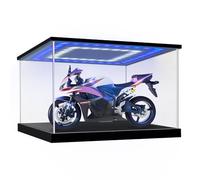 Huijintao Vitrina Expositora para Colecciones, Vitrina Metacrilato con luz LED, Caja Metacrilato Transparente, Urna Metacrilato Expositor Vitrina para Colecciones, Miniaturas, Figuritas (30x15x15 cm)