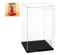 Huijintao Vitrinas expositoras, Vitrinas para Colecciones, Caja Metacrilato Transparente, Vitrina Metacrilato, Urna Metacrilato Expositor Vitrina para Colecciones, Miniaturas, Figuritas (15x15x25 cm)