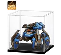 Huijintao Vitrinas para Colecciones, Vitrinas expositoras, Vitrina Metacrilato, Caja metacrilato Transparente Expositor, Vitrina Expositora para Colecciones, Miniaturas, Figuritas (40x40x40 cm)