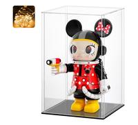 Huijintao Vitrinas para Colecciones, Vitrinas expositoras, Vitrina Metacrilato, Caja metacrilato Transparente Expositor, Vitrina Expositora para Colecciones, Miniaturas, Figuritas (25x25x30 cm)