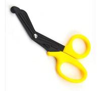 HUIJIQ - Tijeras de enfermería y traumatismos para enfermeras, sobrevive, tijeras de rescate médico, vendaje de gasa, tijeras de primeros auxilios para campamento al aire libre (amarillo, 2 unidades)