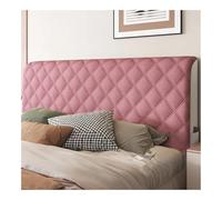 HUIJIQX Funda de terciopelo grueso para cabecera de cama, todo incluido, acolchado de felpa, color gris, respaldo de cama, funda protectora a prueba de polvo (rojo frijol, 200 x 70 cm)