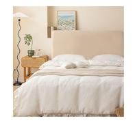 HUIJIQX Funda para cabecera de cama de terciopelo suave, todo incluido, súper suave, acolchada, color sólido, protector contra el polvo (crema, 200 cm)