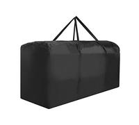 HUIKJI Bolsa de almacenamiento para árbol de Navidad, color negro, resistente, contenedor extra grande de hasta 3.8 pies, árboles artificiales desmontados, 45.7 x 18.5 x 20.1 pulgadas