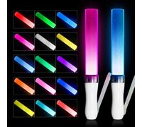 HUIKUANGEU Bastones de luz LED,2 Piezas Barras Luminosas,con led Multicolor,Palos Luminosos para Fiestas,Palos led para Bodas,para conciertos, Fiestas y Eventos,Decoracion Boda