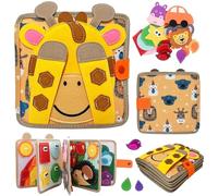HUIKUANGEU Busy Board Montessori 3 Anno,Giochi Montessori 3 Anno,Giochi Bimba 3 Anni,Pannello Sensoriale Bambini Montessori,Educativo Tavola Sensoriale dai 3 Anni In su,Giochi Bambini 3 Anni