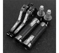 HUILA For RS125 RS 125 2006 2007 2008 2009 2010 Manillar de motocicleta Plegable Ajustable Embrague Freno Palancas Puños Extremos(MULTI)