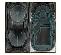 HUILA Forro Protector de Carga for Maletero Trasero de PU de Motocicleta, Almohadilla de Cubo for Asiento, Compatible con Accesorios KYMCO XTOWN 300 X-Town 250(Model 2)